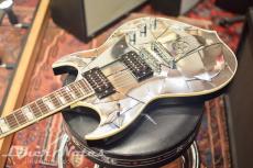 Silvertone 2004 PS-SN5 Paul Stanley Sovereign Model (Cracked Mirror)_4