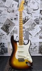 Fender Custom Shop LIMITED EDITION Fat 1950s Stratocaster Relic -Wide Fade Chocolate 2 Color Sunburst-_2