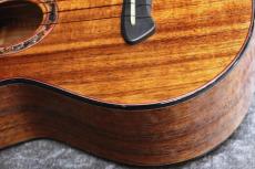 Leaf Instruments Teriha ～照り葉～ #306【テナーウクレレ】【黒赤染色バールヘッド・銀箔入りロゼッタ】【池袋店在庫品】_7