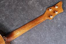 Leaf Instruments Teriha ～照り葉～ #306【テナーウクレレ】【黒赤染色バールヘッド・銀箔入りロゼッタ】【池袋店在庫品】_14