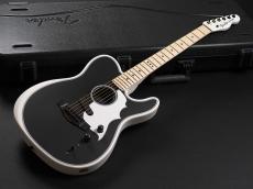 Fender LTD Jack White Triplesonic Acoustasonic Telecaster ~Satin Arctic White with Black Top~_2