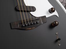 Fender LTD Jack White Triplesonic Acoustasonic Telecaster ~Satin Arctic White with Black Top~_6