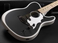 Fender LTD Jack White Triplesonic Acoustasonic Telecaster ~Satin Arctic White with Black Top~_8