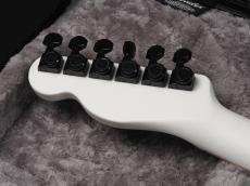 Fender LTD Jack White Triplesonic Acoustasonic Telecaster ~Satin Arctic White with Black Top~_10