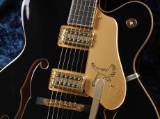 Gretsch Synchromatic Falcon Hollow Body Single-Cut with Bigsby Ebony Fingerboard ~Black~_5