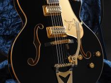 Gretsch Synchromatic Falcon Hollow Body Single-Cut with Bigsby Ebony Fingerboard ~Black~_6