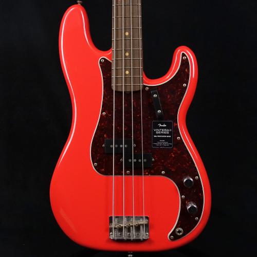 Fender Limited Edition Vintera II Road Worn '60s Precision Bass Fiesta Red
