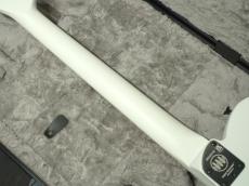 Fender Jack White Triplesonic Acoustasonic Telecaste Satin Arctic White with Black Top_6