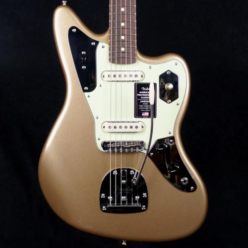Fender American Professional Classic Jaguar Faded Firemist Gold