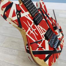 EVH 【シルバーウィークSALE!】LTD Ed Wolfgang Special Striped SeriesRed Black and White Aged_7