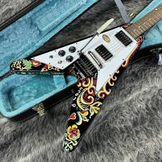 Epiphone Inspired by Gibson Custom Shop Jimi Hendrix "Love Drops" Flying V Left Hand【Autumn Sale!!】