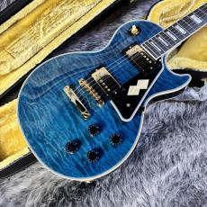 Epiphone Inspired by Gibson Custom Dealer Select Les Paul Custom Quilt Viper Blue_2