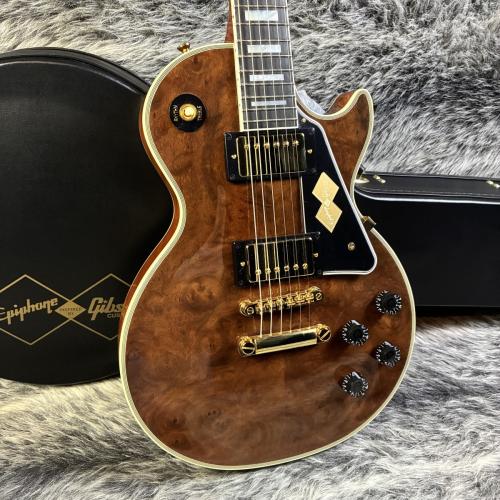 Epiphone Inspired by Gibson Custom Dealer Select Les Paul Custom Figured Walnut Antque Natural