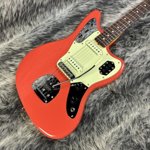Fender FSR Made in Japan Traditional II 60s Jaguar Fiesta Red Matching Head