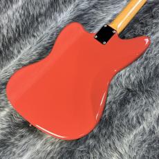 Fender FSR Made in Japan Traditional II 60s Jaguar Fiesta Red Matching Head_6