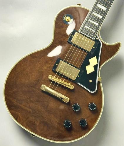 Epiphone Inspired by Gibson Custom Dealer Select Les Paul Custom Figured Walnut Antque Natural #26071529108
