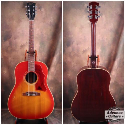 Gibson 1967 J-45 Cherry Sunburst【オリジナルのゴトー製チューナー使用】