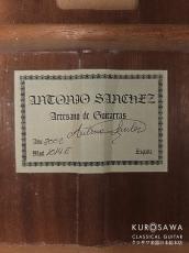 Antonio Sanchez [アントニオ・サンチェス] 2002年製 Mod.1014E 杉単板・中南米ローズウッド ゴルペ板付【日本総本店2F 在庫品】_4