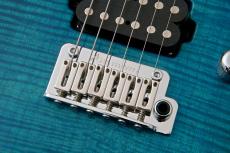 TOM ANDERSON Drop Top w/Special Selection Traditional Flame, Blue Logo -Bora Bora Blue with Binding-_4