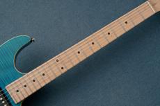 TOM ANDERSON Drop Top w/Special Selection Traditional Flame, Blue Logo -Bora Bora Blue with Binding-_7
