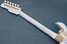 James Tyler Studio Elite HD Faux Matching Head, Neck, and Fingerboard w/Gold EXP logo -White Shmear-_11