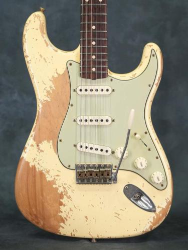 Fender Custom Shop Limited 60 Dual-Mag II Stratocaster Super Heavy relic Aged Vintage White