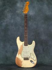 Fender Custom Shop Limited 60 Dual-Mag II Stratocaster Super Heavy relic Aged Vintage White_2
