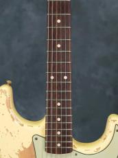 Fender Custom Shop Limited 60 Dual-Mag II Stratocaster Super Heavy relic Aged Vintage White_5