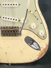 Fender Custom Shop Limited 60 Dual-Mag II Stratocaster Super Heavy relic Aged Vintage White_9