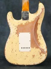 Fender Custom Shop Limited 60 Dual-Mag II Stratocaster Super Heavy relic Aged Vintage White_14