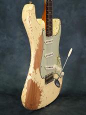 Fender Custom Shop Limited 60 Dual-Mag II Stratocaster Super Heavy relic Aged Vintage White_16