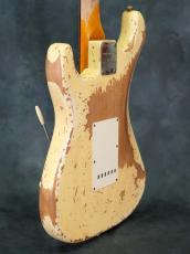 Fender Custom Shop Limited 60 Dual-Mag II Stratocaster Super Heavy relic Aged Vintage White_17