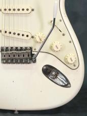 Fender Custom Shop 1963 Stratocaster Journeyman Relic Closet Classic Hardware Aged Olympic White_9