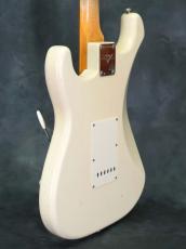 Fender Custom Shop 1963 Stratocaster Journeyman Relic Closet Classic Hardware Aged Olympic White_17