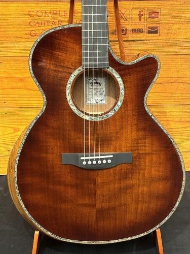Headway 【エレアコ】HSJ-5130SE/A-FMH-C【極杢フレイムマホガニー】【ベベル加工】