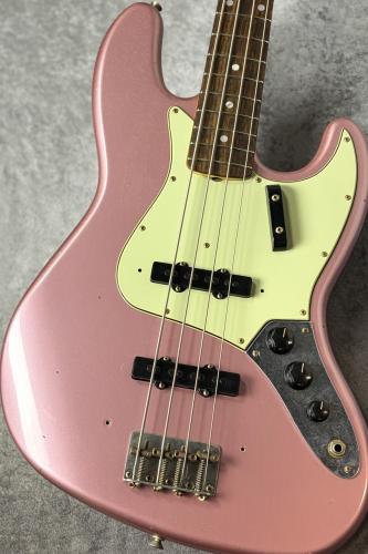 Fender Custom Shop B5 1965 Jazz Bass Journeyman Relic - Faded Burgundy Mist Metallic MH -【4.11kg】【#CZ586433】
