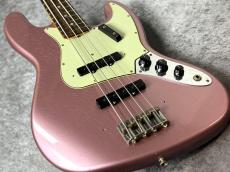 Fender Custom Shop B5 1965 Jazz Bass Journeyman Relic - Faded Burgundy Mist Metallic MH -【4.11kg】【#CZ586433】_4