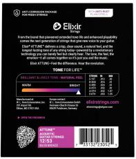 Elixir ATTUNE 80/20 BRONZE LIGHT #23052【12-53/アコースティックギター弦】_2