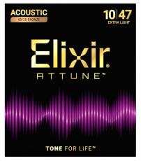 Elixir ATTUNE 80/20 BRONZE EXTRA LIGHT #23002【10-47/アコースティックギター弦】