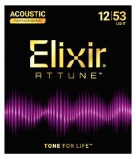 Elixir ATTUNE PHOSPHOR BRONZE LIGHT #21052【12-53/アコースティックギター弦】
