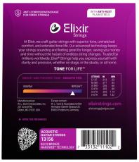 Elixir NANOWEB 80/20 BRONZE MEDIUM #11102【13-56/アコースティックギター弦】_2