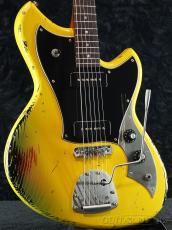 Novo Guitars 2025 LIMITED SERUS J Finish Over Finish -Vandalism Yellow over '64 3 Tone Burst-_4