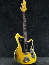 Novo Guitars 2025 LIMITED SERUS J Finish Over Finish -Vandalism Yellow over '64 3 Tone Burst-_5