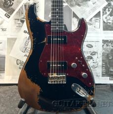 Fender Custom Shop MBS Dual P90 Stratocaster Heavy Relic -Black- by Andy Hicks 2022USED!!