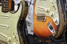 Fender Custom Shop MBS 1960 Stratocaster Heavy Relic -Aged 3 Color Sunburst- by Dale Wilson_9