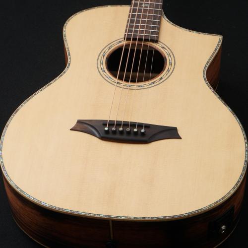 Bromo Guitars 【B級特価!】 BAR5CE 【動画あり】【国内工房セットアップ!】【オール単板】【P.U付!】【クロサワ町田店】