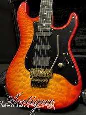 Valley Arts Custom Pro USA 1996 Fireburst M-Head w/1P Quilt Body /Flame&Birdseye Neck/ FRT 22F "Steve Lukather"_2