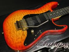 Valley Arts Custom Pro USA 1996 Fireburst M-Head w/1P Quilt Body /Flame&Birdseye Neck/ FRT 22F "Steve Lukather"_4