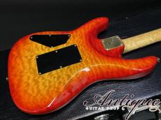 Valley Arts Custom Pro USA 1996 Fireburst M-Head w/1P Quilt Body /Flame&Birdseye Neck/ FRT 22F "Steve Lukather"_5