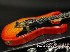 Valley Arts Custom Pro USA 1996 Fireburst M-Head w/1P Quilt Body /Flame&Birdseye Neck/ FRT 22F "Steve Lukather"_6